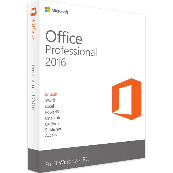 Microsoft Office 2016 Professional | pro Windows