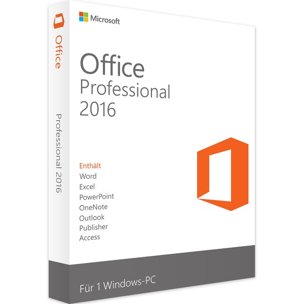 Microsoft Office 2016 Professional | pro Windows