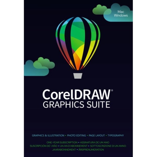 Sada CorelDRAW Graphics Suite 2021 Windows/Mac