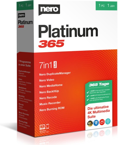 Nero Platinum 365 | pro Windows