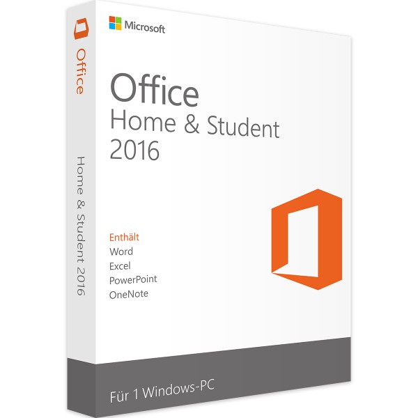 Microsoft Office 2016 Home and Student | pro Windows | maloobchodní prodej