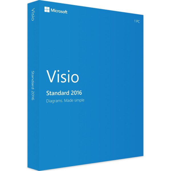 Microsoft Visio 2016 Standard | pro Windows