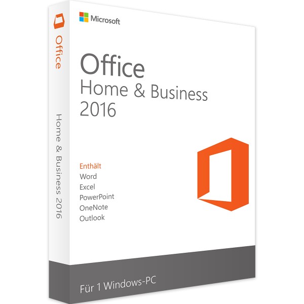 Microsoft Office 2016 Home and Business | für Windows - Maloobchodní prodej