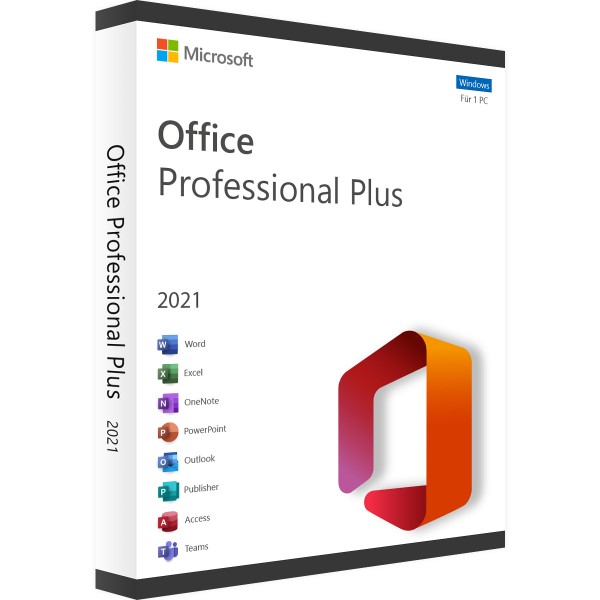 Microsoft Office 2021 Professional Plus | pro Windows 1 - 5 zařízení