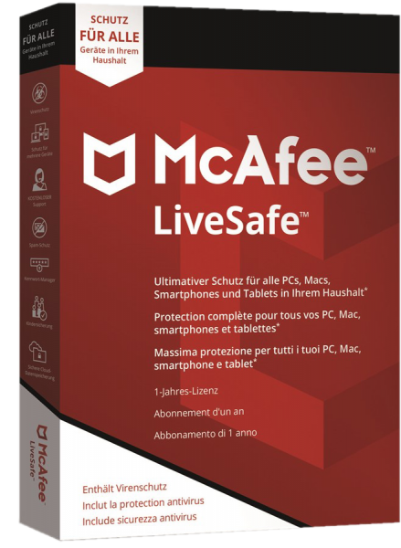 McAfee LiveSafe 2021 | Unlimited Geräte